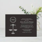 ジャスティススケール&リースロースクール卒業証書 招待状 (スタンド正面)