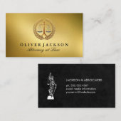 ジャスティススケール | Law Firmロゴ 名刺 (正面/裏面)