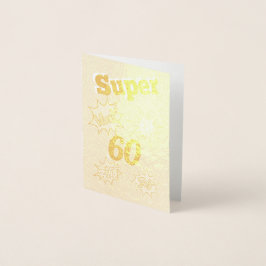 ジャスティススーパーヒーロー写真テンプレートパパ誕生日 箔カード