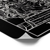 ジャスティスタロットカードグリームリーパーハロウィーンゴシックホラー ポスター (角)