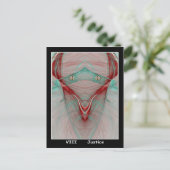 ジャスティスタロットカード アドバイスカード (スタンド正面)