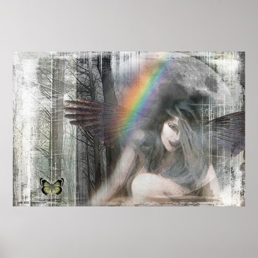 ジャスティスハウリングザムーンbyグレゴリー・ガロ ポスター (正面)