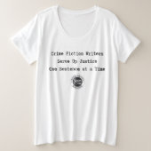 ジャスティスプラスシャツ プラスサイズTシャツ (デザイン正面)