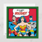 ジャスティスリーグからの今年の休日はヒーローである シーズンカード (正面/裏面)