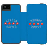 ジャスティスリーグのヒーローのアンタイドロゴ INCIPIO iPhoneウォレットケース (フォリオ Open)