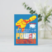 ジャスティスリーグの強さ。パワー。勇気。キャラクター ポストカード (スタンド正面)