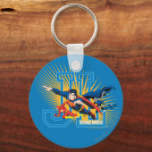 ジャスティスリーグヒーロー統一された キーホルダー (正面)