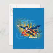 ジャスティスリーグヒーロー統一された ポストカード (正面/裏面)