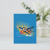 ジャスティスリーグヒーロー統一された ポストカード (スタンド正面)