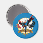 ジャスティスリーグヒーロー統一された マグネット (正面/裏面)