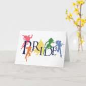 ジャスティスリーグプライドキャラクターシルエット カード (黄色い花)