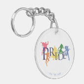 ジャスティスリーグプライドキャラクターシルエット キーホルダー (正面左)