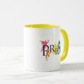 ジャスティスリーグプライドキャラクターシルエット マグカップ (正面右)