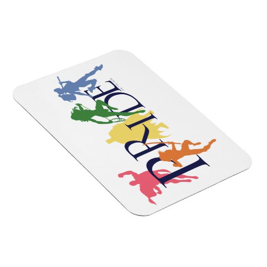 ジャスティスリーグプライドキャラクターシルエット マグネット (右側)