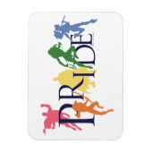 ジャスティスリーグプライドキャラクターシルエット マグネット (縦)