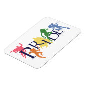 ジャスティスリーグプライドキャラクターシルエット マグネット (左側)