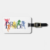ジャスティスリーグプライドキャラクターシルエット ラゲッジタグ (正面横)