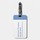 ジャスティスリーグプライドキャラクターシルエット ラゲッジタグ (裏面縦)