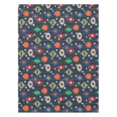 ジャスティスリーグホリデーボーブルパターン テーブルクロス (正面)