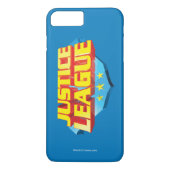 ジャスティスリーグ名とシールドロゴ Case-Mate iPhoneケース (裏面)