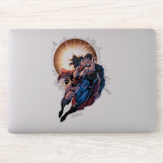 ジャスティスリーグ漫画カバー#12バリアント シール (コンピューター)