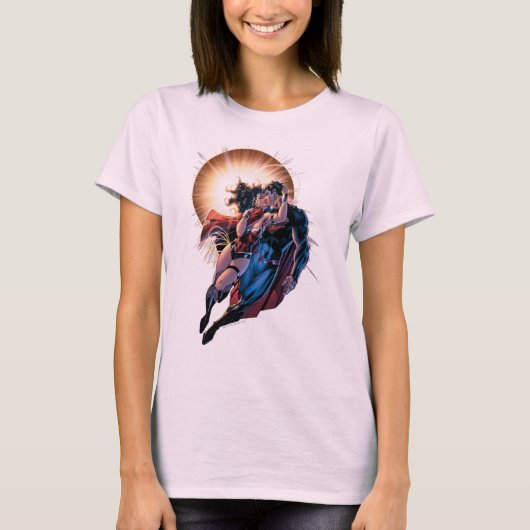 ジャスティスリーグ漫画カバー#12バリアント Tシャツ (正面)