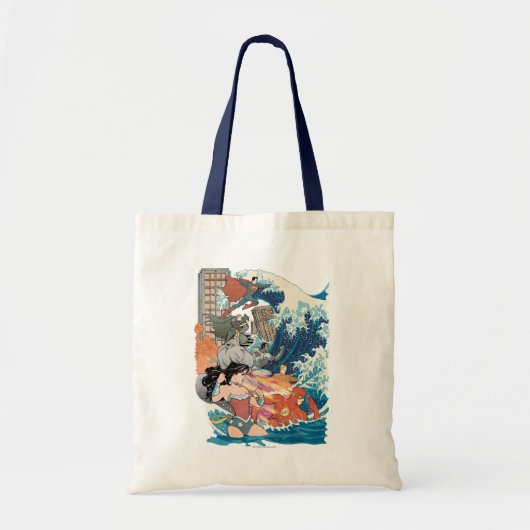 ジャスティスリーグ漫画カバー#15バリアント トートバッグ (正面)