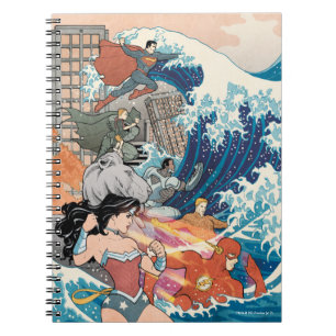 ジャスティスリーグ漫画カバー#15バリアント ノートブック