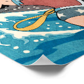 ジャスティスリーグ漫画カバー#15バリアント ポスター (角)