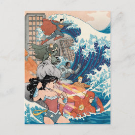 ジャスティスリーグ漫画カバー#15バリアント ポストカード