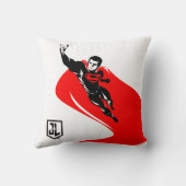 ジャスティスリーグ すごい|男飛んでいるノアポップ・アートのート クッション (裏面)