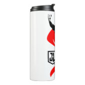 ジャスティスリーグ すごい|男飛んでいるノアポップ・アートのート タンブラー (回転左)