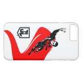 ジャスティスリーグ すごい|男飛んでいるノアポップ・アートのート Case-Mate iPhoneケース (裏面(横))