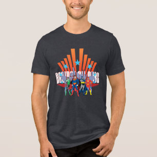 ジャスティスリーグ「すべてのオッズに対して」 トライブレンドTシャツ