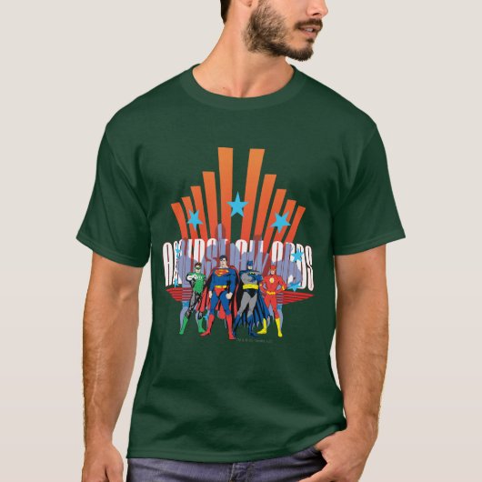 ジャスティスリーグ「すべてのオッズに対して」 Tシャツ (正面)