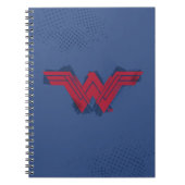 ジャスティスリーグ |つや消し疑問に思の女の記号 ノートブック (正面)