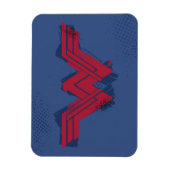 ジャスティスリーグ |つや消し疑問に思の女の記号 マグネット (縦)