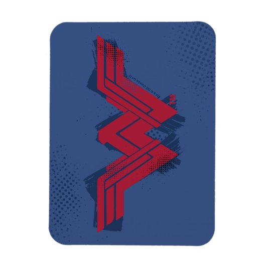 ジャスティスリーグ |つや消し疑問に思の女の記号 マグネット (縦)