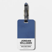 ジャスティスリーグ |つや消し疑問に思の女の記号 ラゲッジタグ (裏面縦)