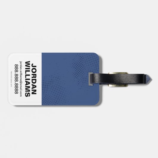 ジャスティスリーグ |つや消し疑問に思の女の記号 ラゲッジタグ (裏面横)