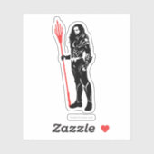 ジャスティスリーグ |アクアマンポーズノワールポップ・アートのアート シール (シート)