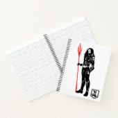 ジャスティスリーグ |アクアマンポーズノワールポップ・アートのアート ノートブック (内部)