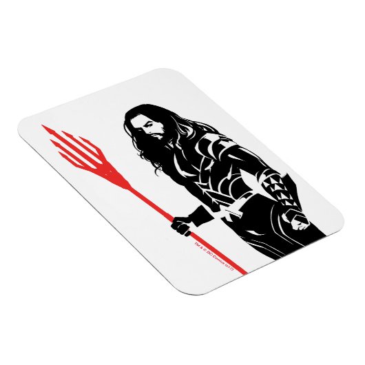 ジャスティスリーグ |アクアマンポーズノワールポップ・アートのアート マグネット (右側)