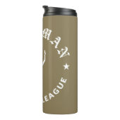 ジャスティスリーグ |アクアマンレトロトライデントエンブレム タンブラー (回転右)