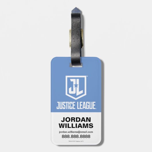 ジャスティスリーグ |グラフィック統一されたスのスタンド ラゲッジタグ (裏面縦)