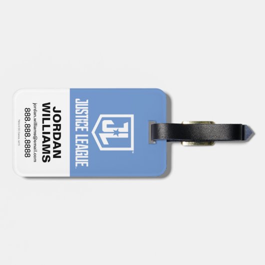 ジャスティスリーグ |グラフィック統一されたスのスタンド ラゲッジタグ (裏面横)