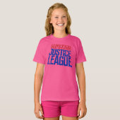 ジャスティスリーグ |グラフィック統一されたスのスタンド Tシャツ (正面フル)