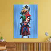 ジャスティスリーグ – グループ3 キャンバスプリント (インサイチュ (リビング))