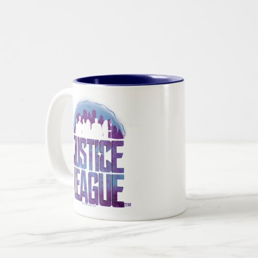 ジャスティスリーグ ジャスティスリーグシティシルエット|ジャスティスリーグシティシルエット ツートーンマグカップ (正面左)