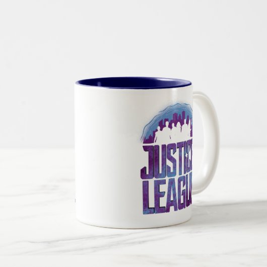 ジャスティスリーグ ジャスティスリーグシティシルエット|ジャスティスリーグシティシルエット ツートーンマグカップ (正面右)